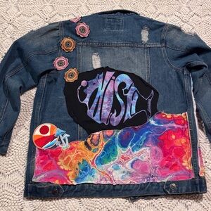 Girls 10/12 PHISH Jean jacket. Brand new, never worn! Cool patches and design